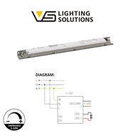 MUNICH LED Pendant Light White 0.5m 1m 1.5m 2m - LED lineal light