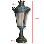 Outdoor Antique QUEEN Wall Light for E27 Bulbs - Wall Light Fixtures - Bollard Lights