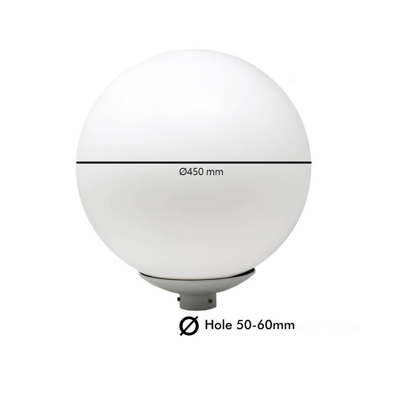 Outdoor Globe Streetlight for E27 LED Bulb - Landscape Pathway Lighting - Street Lights