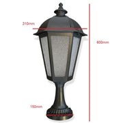 Outdoor KING LED Wall Light in Lantern Shape - Wall Light Fixtures - Bollard Lights