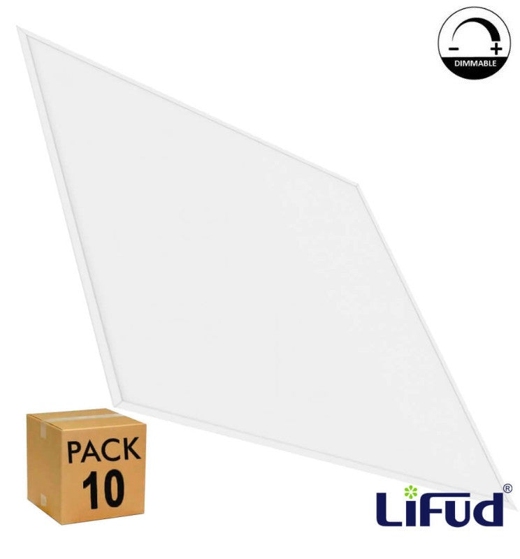 40W LED Panels 60x60 SLIM FRAME Dimmable with Lifud Driver 5700K - 10 PACK