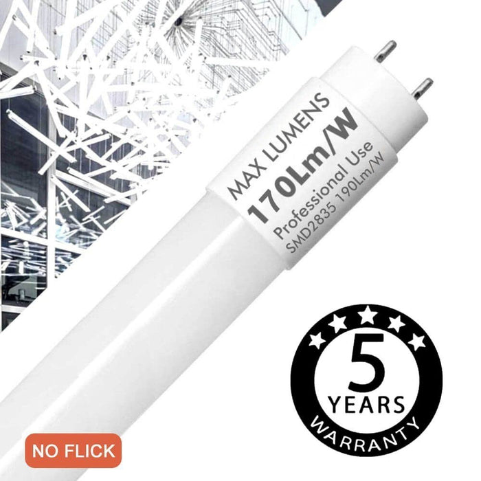 20W MAX LUMENS T8 LED Tube 120cm 5700K