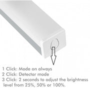 2W Magnetic Rechargeable LED Light 30cm with Motion Sensor 6000K - LED Wall lighting