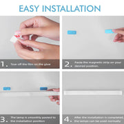 2W Magnetic Rechargeable LED Light 30cm with Motion Sensor 3000K - LED Wall lighting