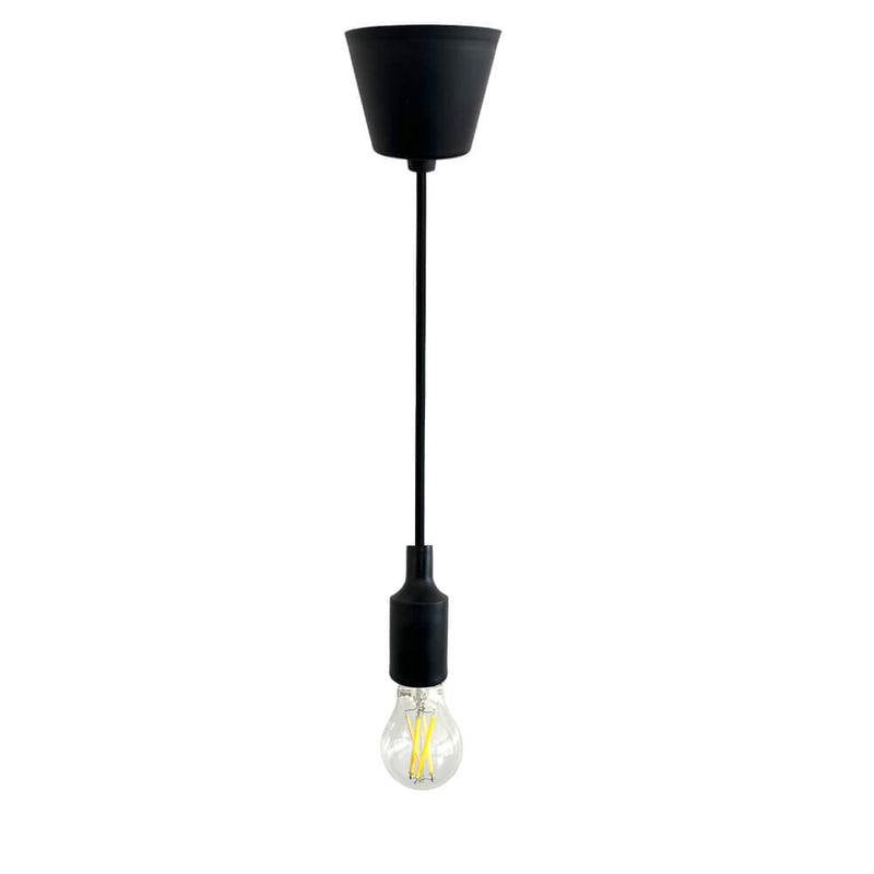 TURIN Pendant Lamp in Black for E27 Bulb - Housing