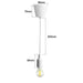 Pendant Lamp for E27 bulb TURIN White - LED Accessories