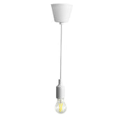 TURIN Pendant Lamp in White for E27 Bulb - LED Accessories