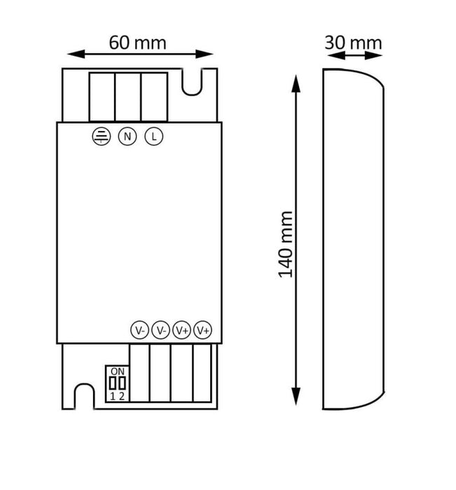 100W Power Supply 24V DC 2.5A