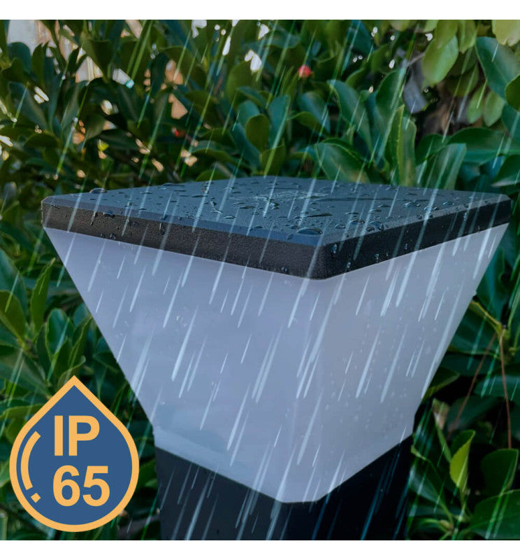 9W Square LED Bollard 5CCT IP65