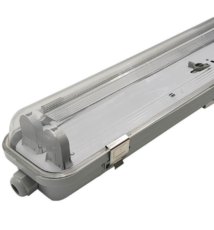 Waterproof Housing for Two LED Tubes 120cm IP65
