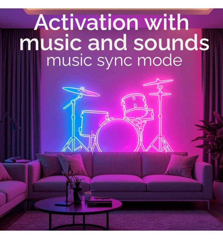 LED Neon Flex - RGB MAGIC SMART - Pack 5M IP67 - Remote Control + APP