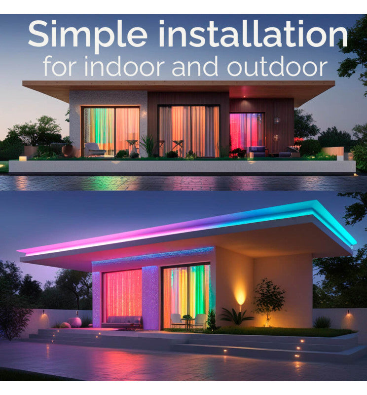 LED Neon Flex - RGB MAGIC SMART - Pack 5M IP67 - Remote Control + APP
