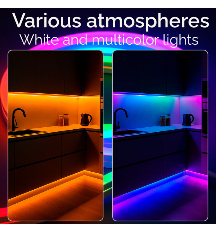 LED Neon Flex - RGB MAGIC SMART - Pack 5M IP67 - Remote Control + APP