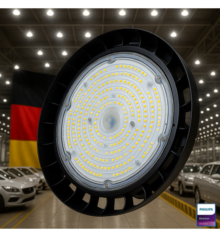200W-160W-120W Power adjustable Dimmable Industrial LED UFO High Bay 3CCT
