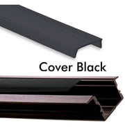 Recessed Aluminum Profile 2m in White or Black for LED Strip - Aluminium profile