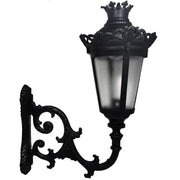Outdoor QUEEN LED Wall Light in Lantern Shape with Arm - LED Wall lighting