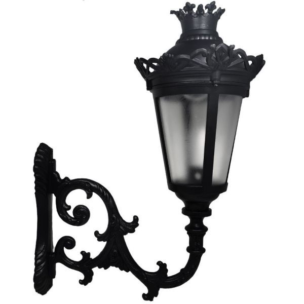Outdoor QUEEN LED Wall Light in Lantern Shape with Arm - LED Wall lighting