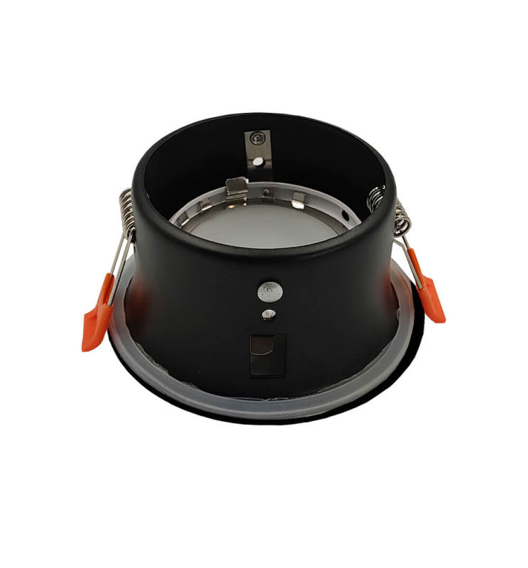Recessed Round Downlight Ring in Black for GU10 MR16 LED Bulb - Lighting Fixtures - Downlights