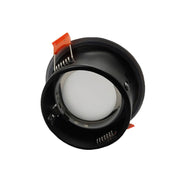Recessed Round Downlight Ring in Black for GU10 MR16 LED Bulb - Lighting Fixtures - Downlights