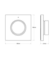 RF Controller for LED Light Dimmer Single Color and CCT - 2.4Ghz - Accessories