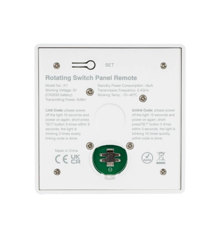 RF Controller for LED Light Dimmer Single Color and CCT - 2.4Ghz - Accessories