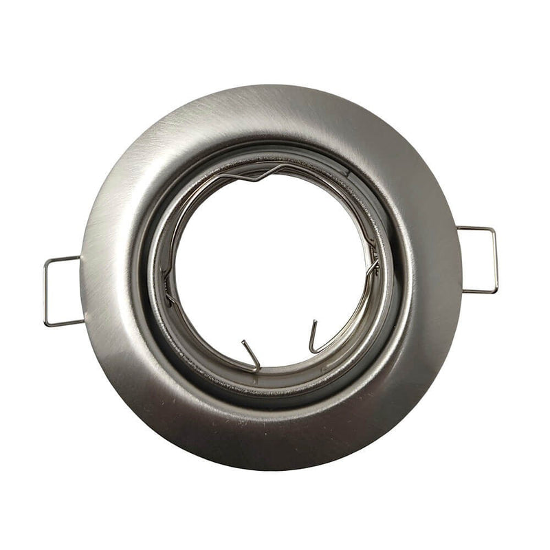 Recessed GU10 MR16 LED Bulb Holder Nickel - GU10 LED Accessories