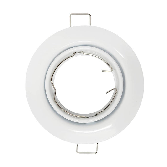 Recessed light holder for GU10 or MR16 LED bulb - White - GU10 LED