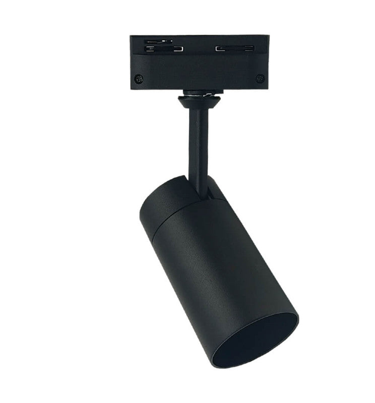 Single Circuit Track Spotlight in Black for GU10 LED Bulb - Track Lighting - Track Lighting