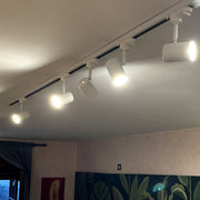 Single Phase GU10 LED Track Light in White - LED Tracking Light