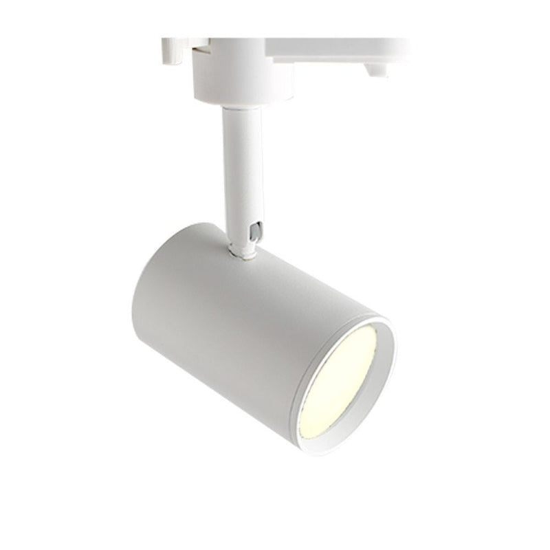 Single Phase GU10 LED Track Light in White - LED Tracking Light