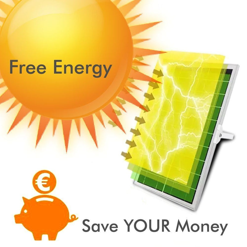 Outdoor Solar LED Wall Light with PIR Motion Sensor 4500K - Solar LED light