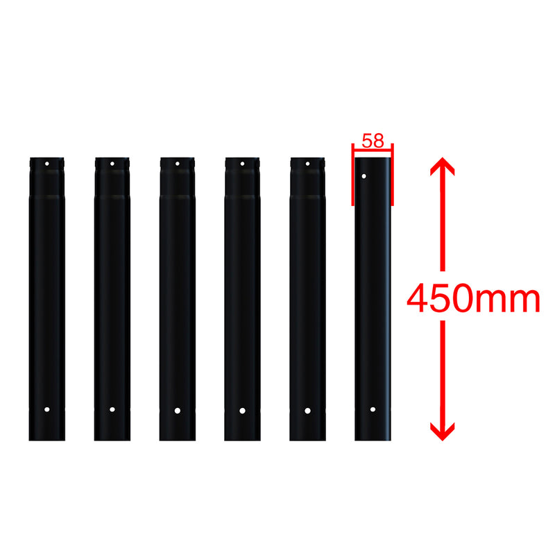 Solar LED Garden Light with 2.5m Pole 3CCT 1800Lm PIR Sensor & Remote Control IP65