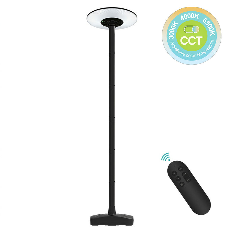 Solar LED Garden Light with 2.5m Pole 3CCT 1800Lm PIR Sensor & Remote Control IP65
