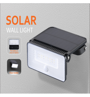 8W Solar LED Sconce with PIR Motion Sensor 4000K - Solar LED light