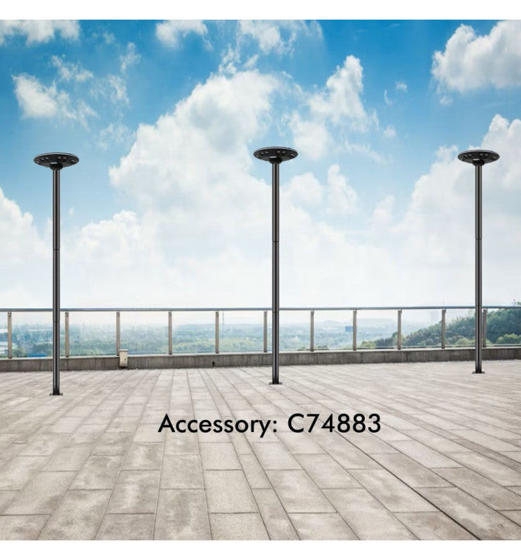 Solar LED Street & Garden Light with Remote Control 4000K - Solar LED light