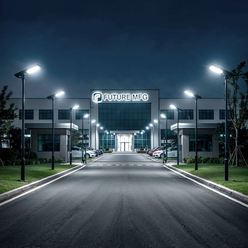 Solar LED Streetlight 1000lm with Remote and Motion Sensor