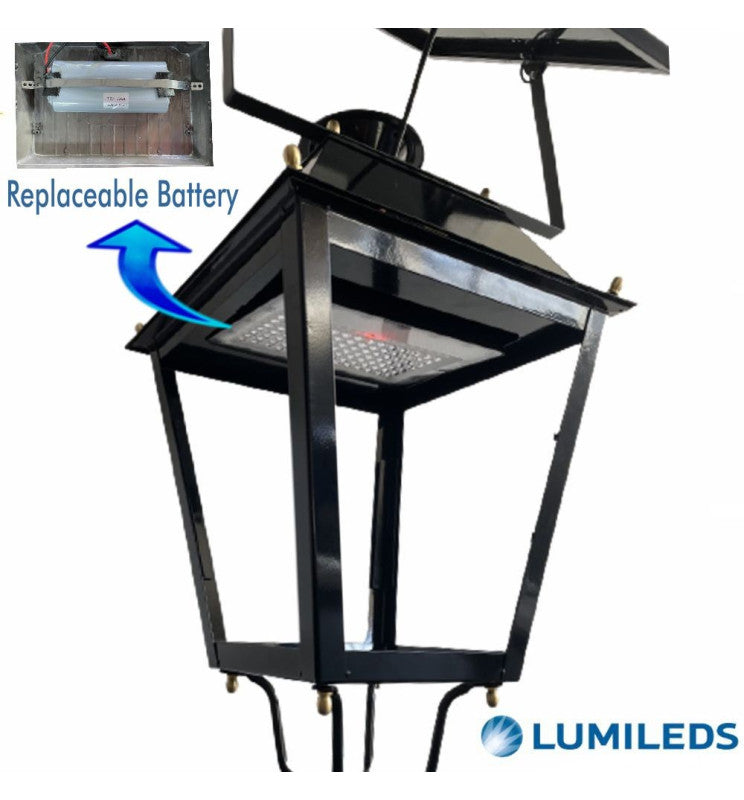 300W Solar LED Streetlight for Villa with LUMILEDS Chip 5700K - STANDARD 20-30 working days - LED Streetlight