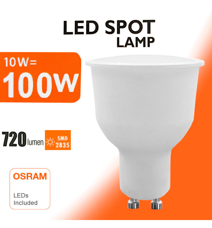 10W LED GU10 Bulb 110° 1200Lm OSRAM