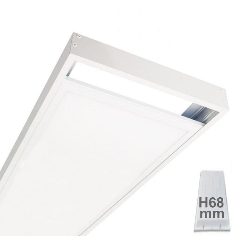 Surface Mounted LED Panel Frame 120x30x6.8cm - LED Accessories