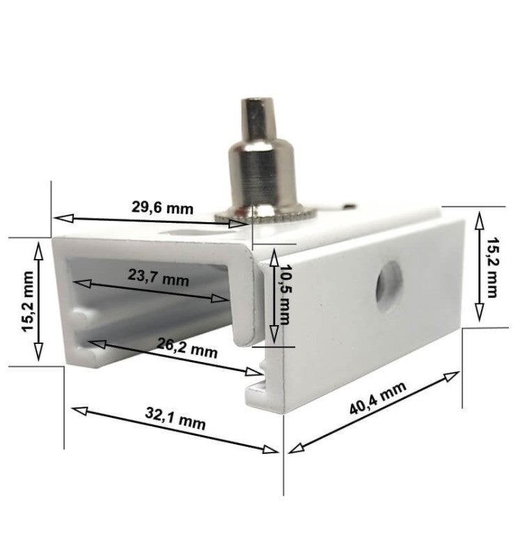 Suspension kit for 3-Phase Track in White - Accessories