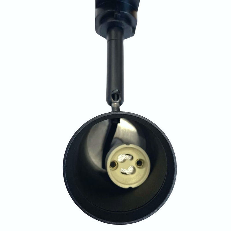 3 Phase Track Spotlight for GU10 LED Bulb Black - LED Tracking Light