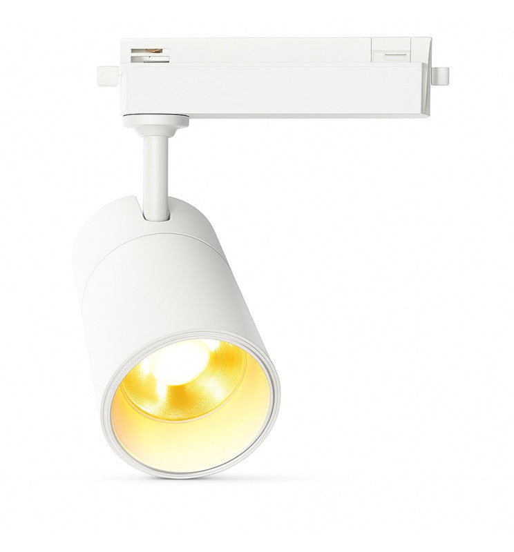 30W LED Track Light PARIS White Single-Phase with Bridgelux Chip UGR11 24º