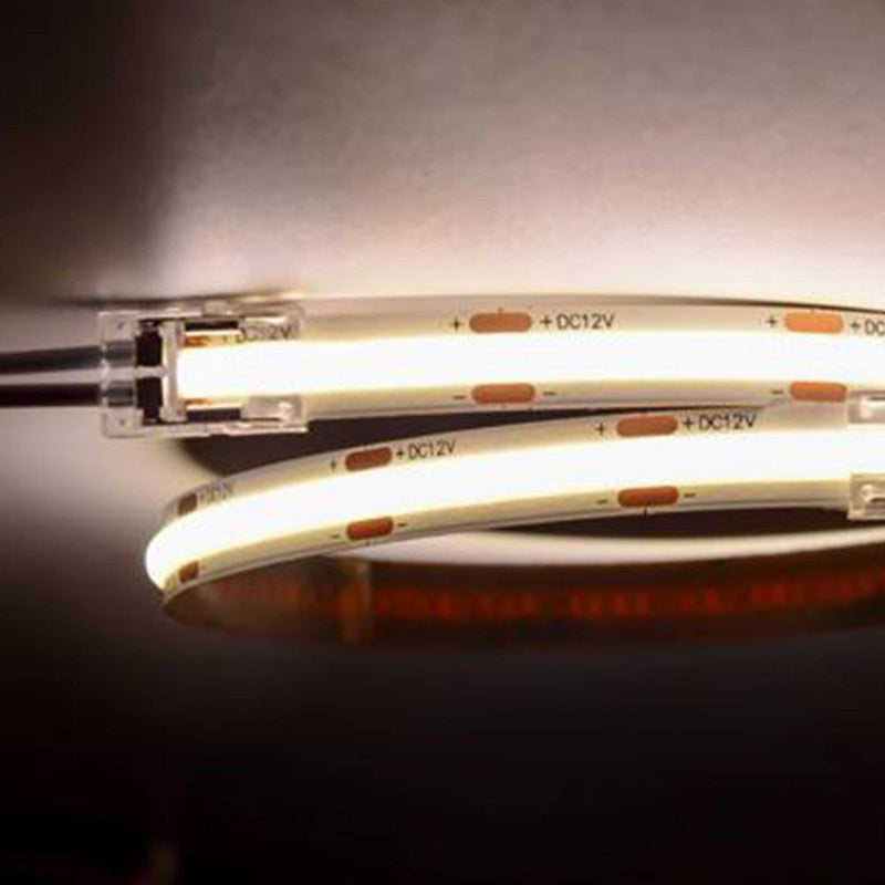 Transparent Connector for COB and SMD LED Strip 10mm - LED Accessories