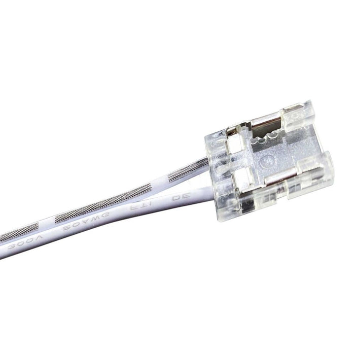Transparent connector for COB and SMD LED strips 10mm - LED