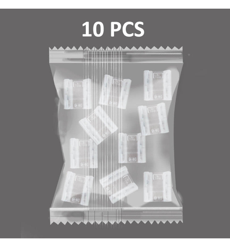 Transparent Union Connector for COB + SMD LED Strips 8mm - 10mm IP20