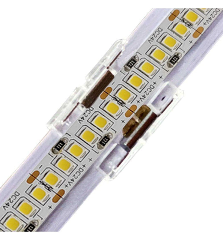 Transparent Union Connector for LED Strips 10mm IP20 - LED Strip Connector