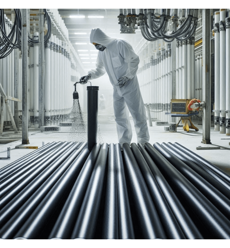 Column for public lighting - Aluminum - 4 meters