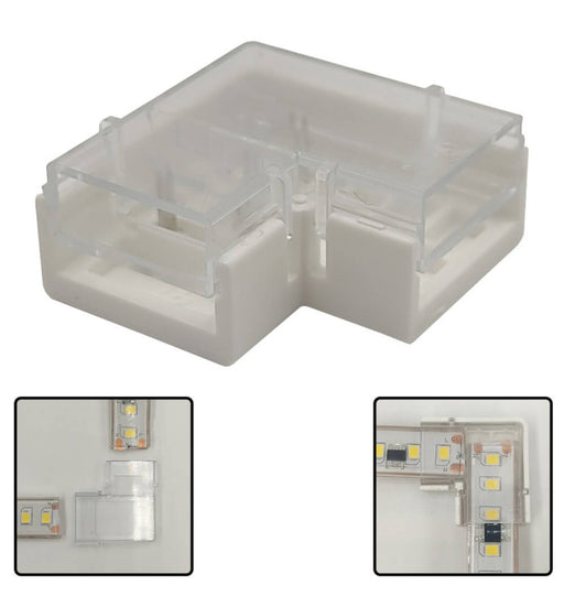 Union L Connector for COB - SMD LED Strips 10mm IP65 - Electronics Component Connectors - Accessories