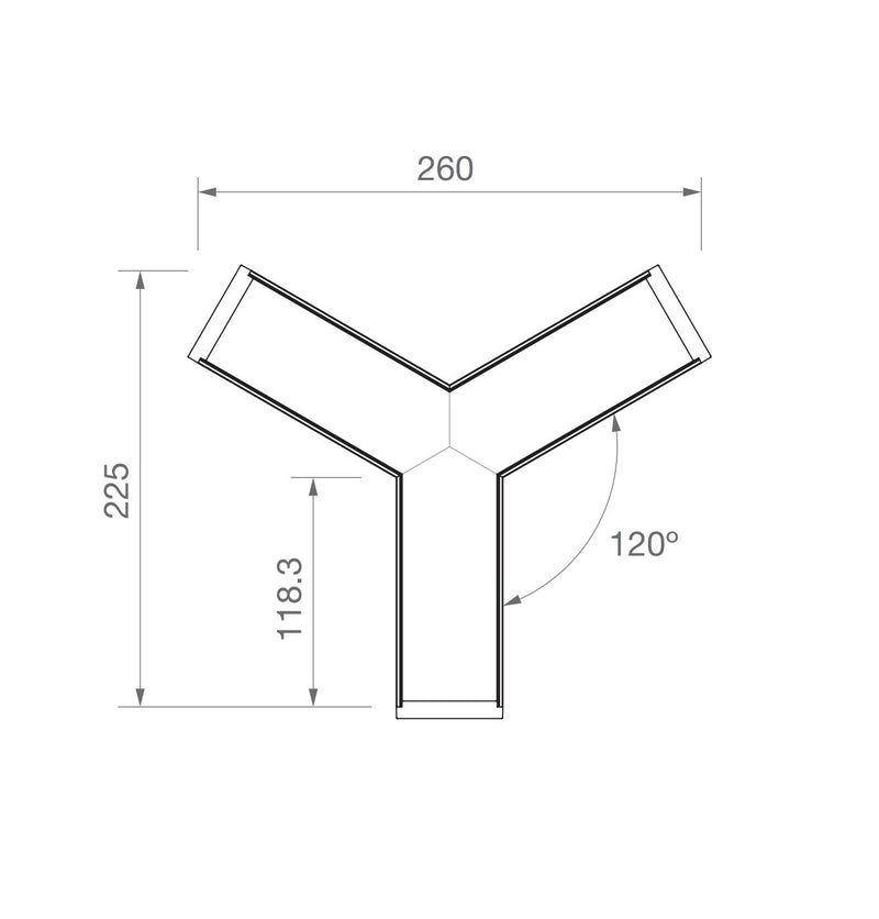 VERSA BLACK Connector LED module 3CCT