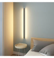 Dimmable OULU LED Wall Light in Black 0.44m 0.94m 1.44m 1.94m - LED Wall light